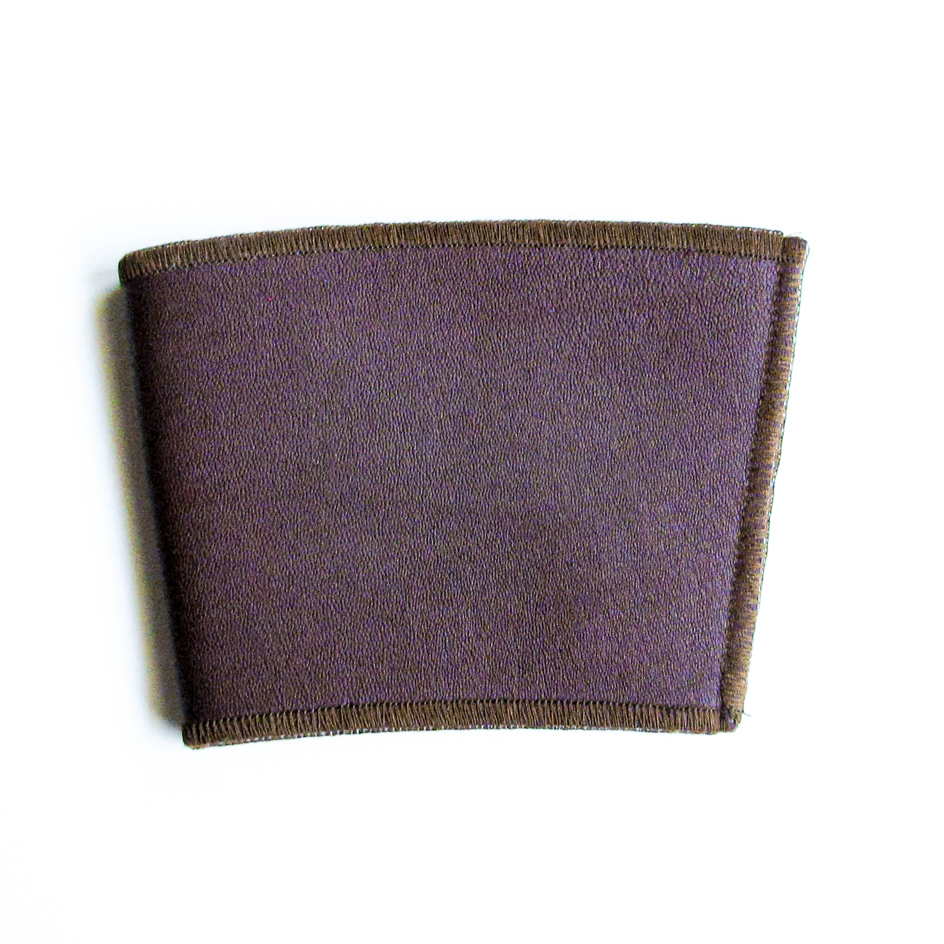 Maroon Leather Cup Sleeve