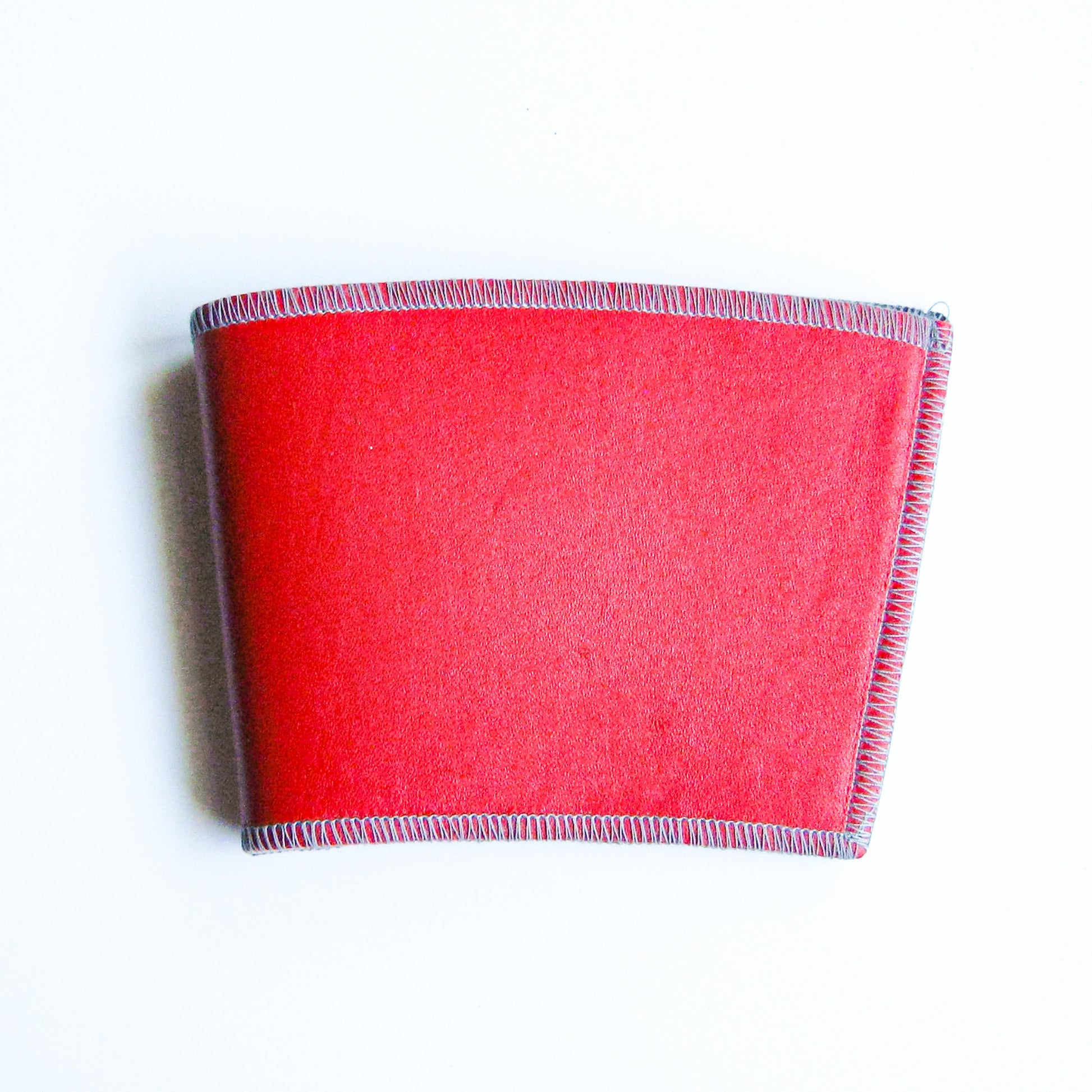 Red Leather Cup Sleeve