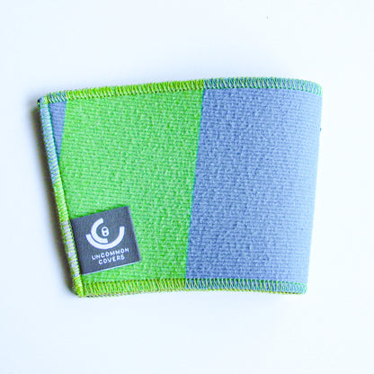 Green & blue cup sleeve